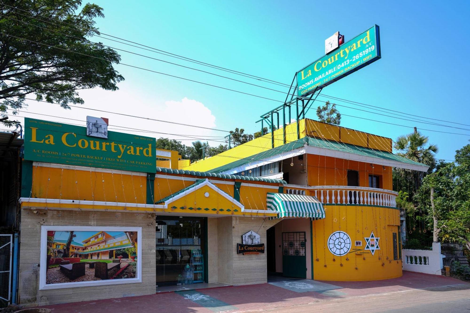 La Courtyard Hotel Pondicherry Exterior foto